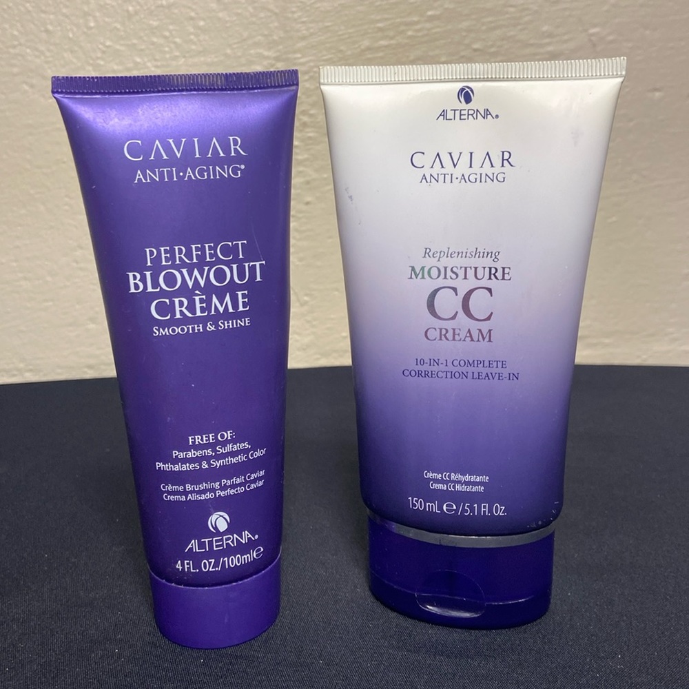 Alterna Caviar Anti Aging Perfect Blowout Creme & Moisture CC Cream 10 in 1